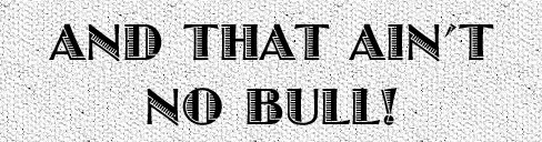 no bull